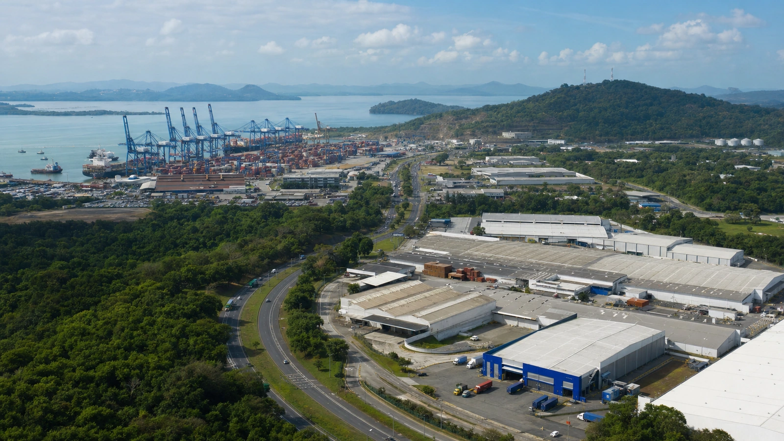 Red portuaria, terrestre y aérea integrada en la plataforma logística de Panamá